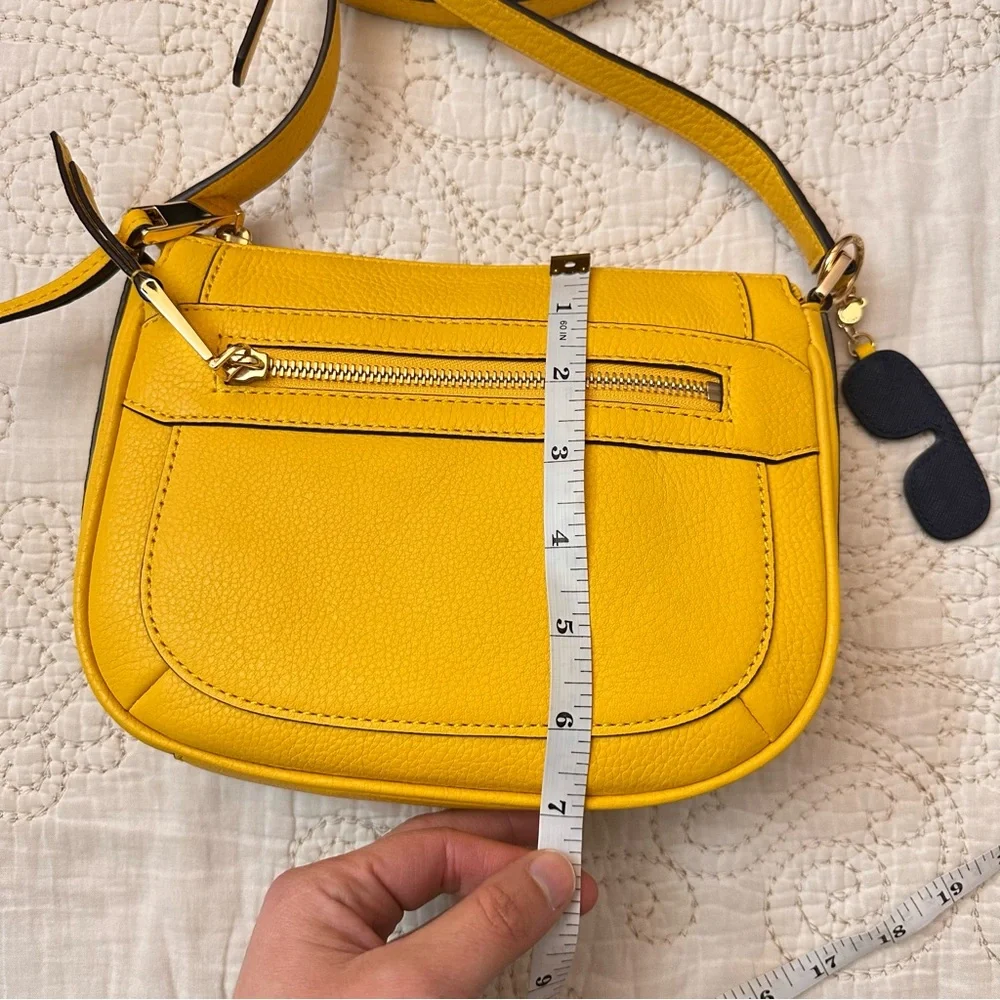 Like New! Michael Kors Yellow Leather Crossbody Bag